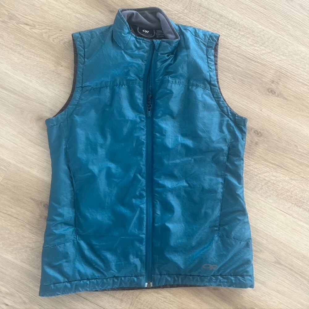 ** Outdoor Research Puffer Vest Teal Primaloft Size small
